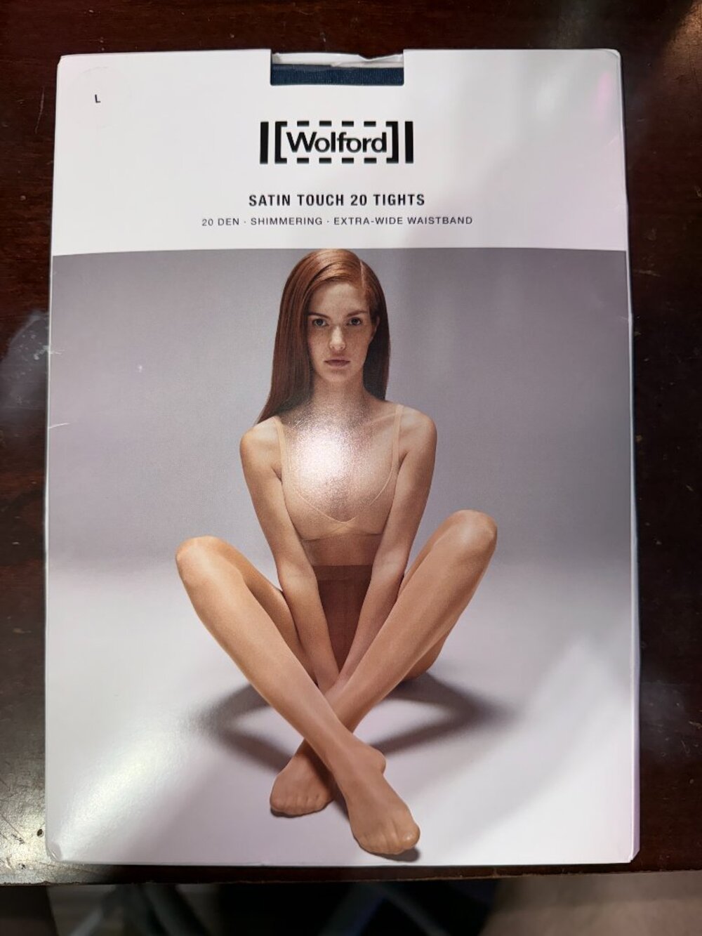 Wolford Satin Touch 20 Large - Rare Deep Water Color